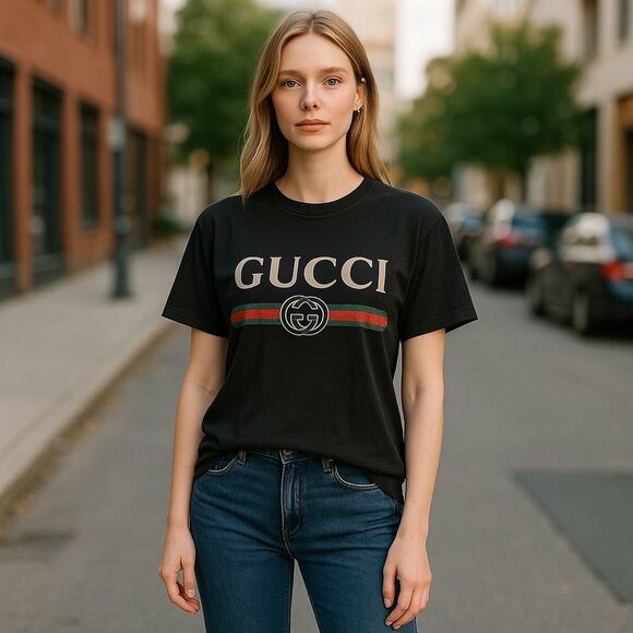 Gucci
Web Accent Washed Jersey T-Shirt - Picture 1 of 7